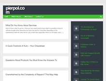 Tablet Screenshot of pierpol.com